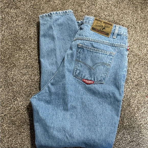 No Excuses Vintage High Rise Mom Jeans Size 17/18 | Button Fly Tapered Leg - Picture 6 of 6
